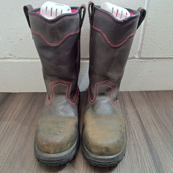 Avenger Safety Footwear Womens Steel Toe Waterproof Winter Work Boots Size 9M - Picture 3 of 9